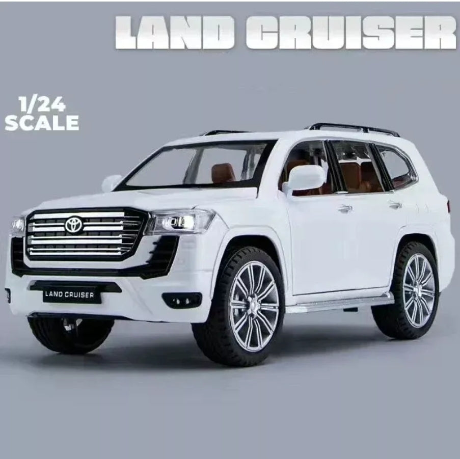 Toyota Land Cruiser GR Metal Diecast Car 1:24