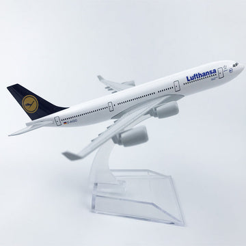 Lufthansa A340 Aeroplane Diecast Model 16 CM