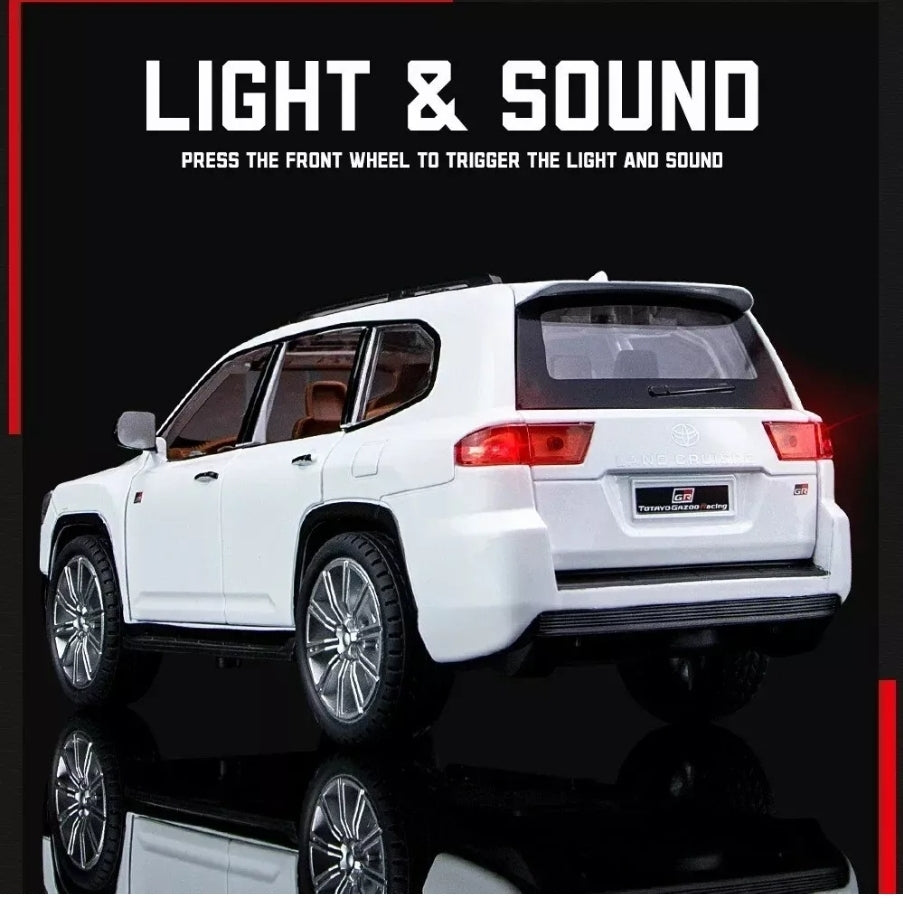 Toyota Land Cruiser GR Metal Diecast Car 1:24