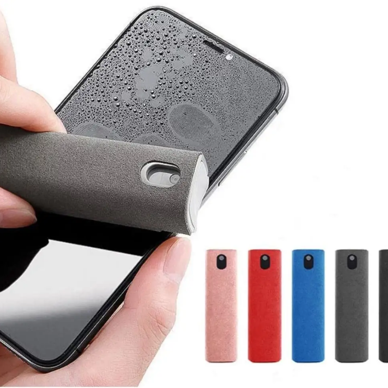 Portable Screen Cleaner 2in1 Spray & Microfiber 2 Pcs Set