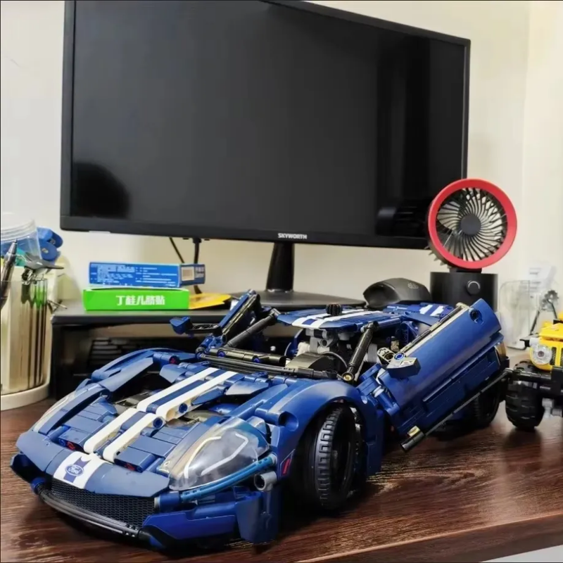 Ford GT Technique Version 1468Pcs, 1:12 Scale Building Blocks Car