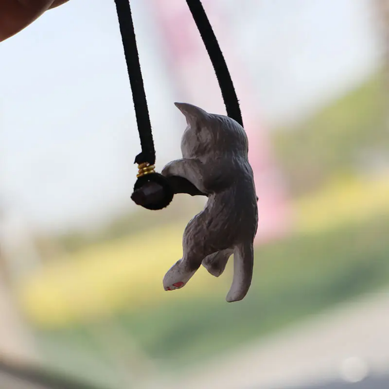 Cute Cat Resin Pendant Hanging