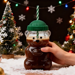 Bear Shape Exclusive 500 ML Glass Mug