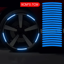 Load image into Gallery viewer, Tyre Rim Reflective Sticker