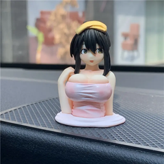 Kanako Shaking Figurine Anime Car Dashboard