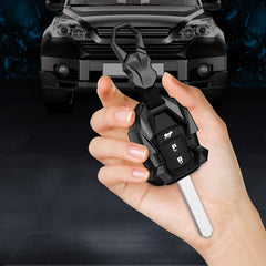 Honda 3 Button Old Key Premium Batman Metal Alloy Keycase with Holder & Rope Chain