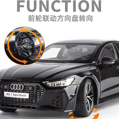 Audi RS7 Sportback with Key Remote Metal Diecast Car 1:18 (28x11 cm)