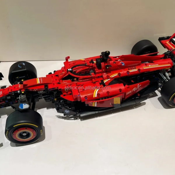Ferrari SF 24 F1 Technique Version 1362Pcs, 1:8 Scale Building Blocks Car