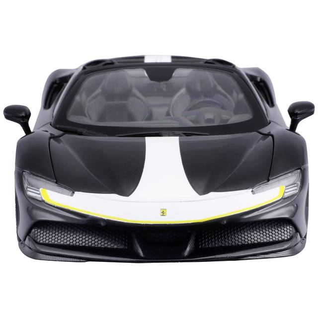 Ferrari SF90 Spider Assetto Fiorano Black 1:18 Licensed Bburago Diecast Scale Model