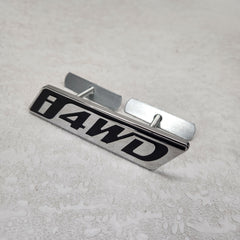 4WD Grille Metal Emblem (12 x 2.9 cm)