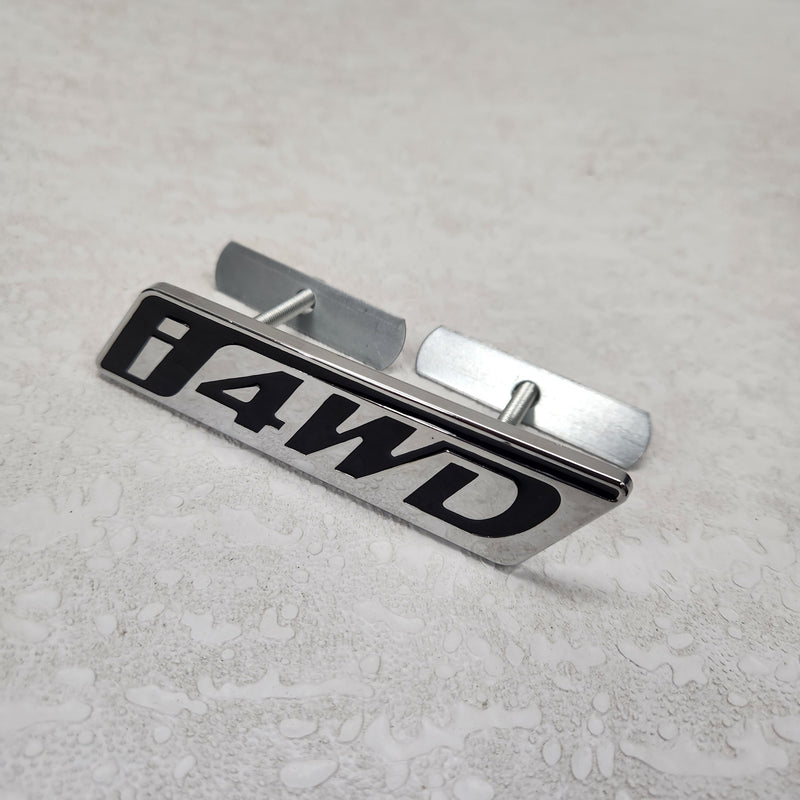 4WD Grille Metal Emblem (12 x 2.9 cm)