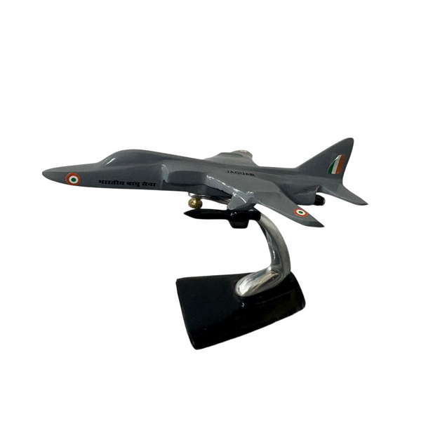 Jaguar Aircraft Aluminium Coated Diecast Model 8 Inches