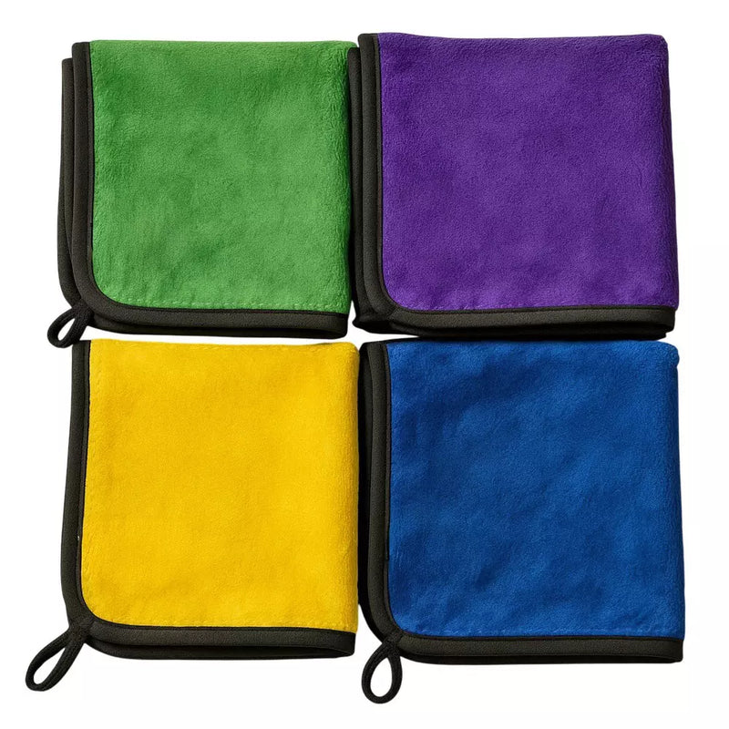 4 Pcs Set Kaarr 60×30 CM UltraSoft Deatailing Master Microfiber