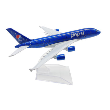 Pepsi A380 Aeroplane Diecast Model 16 CM