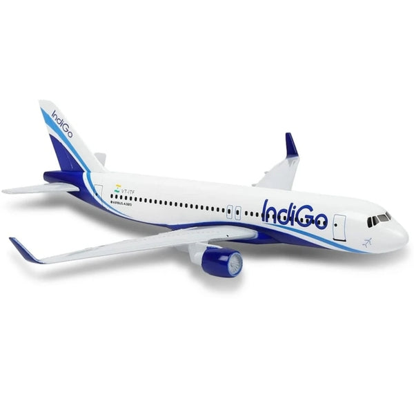 Indigo A320 Aeroplane Diecast Model 16 CM