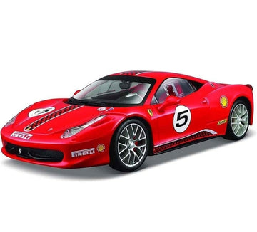Ferrari 458 Challenge Red Licensed Bburago 1:24 Diecast Scale Model