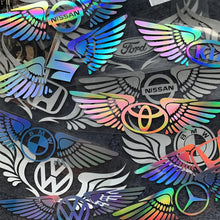 Load image into Gallery viewer, Wings Logo Laser Reflective Car Sticker