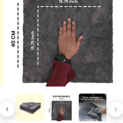 Kaarr Ultrasoft 600GSM Microfiber 4 Pcs Set
