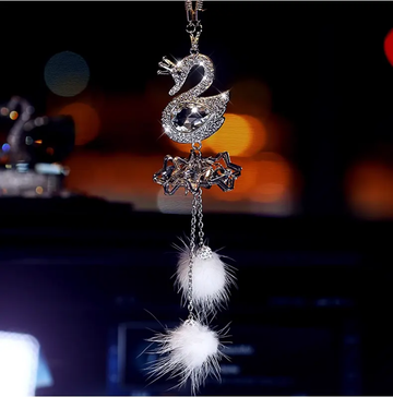 Swan Mirror Crystal Luxury Hanging