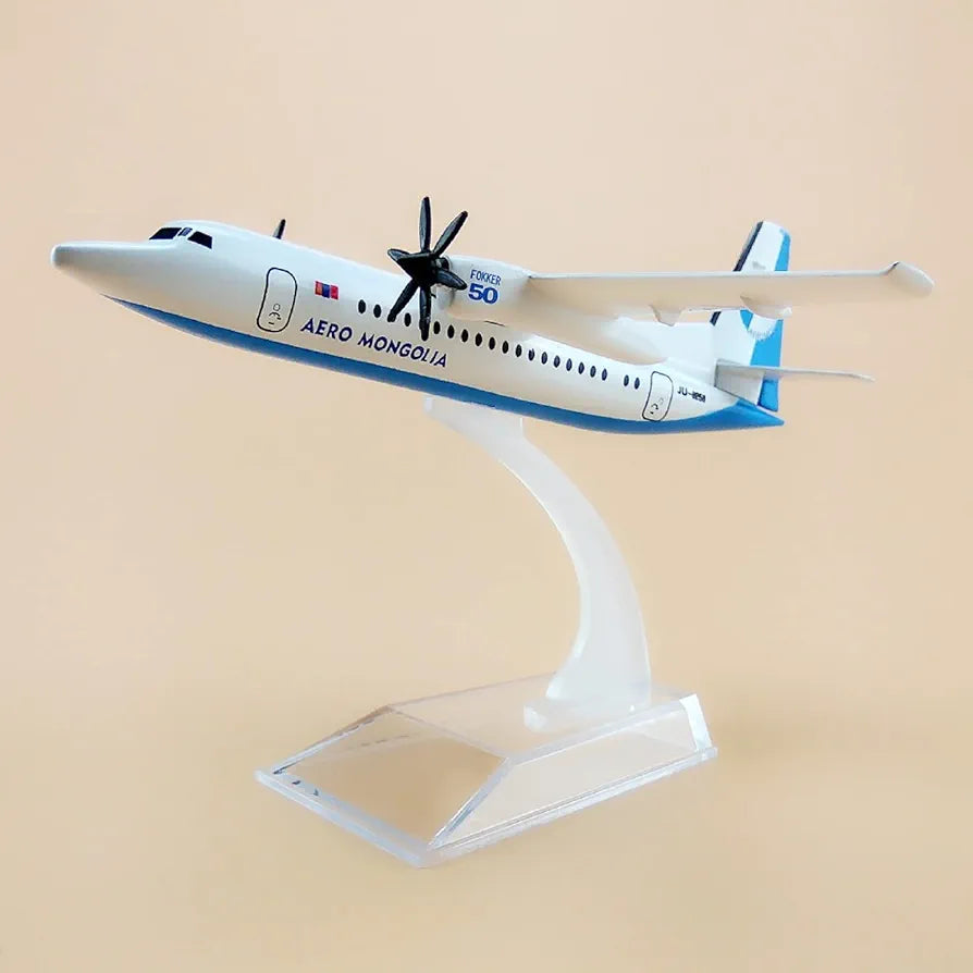 Aero Mongolia FK Aeroplane Diecast Model 16 CM
