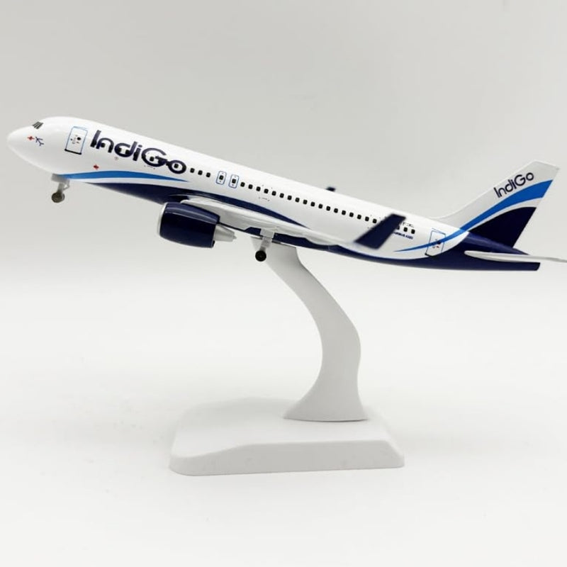 Indigo A320 Aeroplane Diecast Model 20 CM