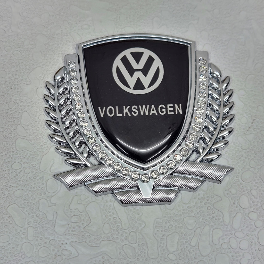 3D Owners Club v3.0 Car Metal Emblem Badge Sticker Decal (Silver) 8.3 x 8 cm