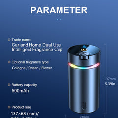 Car Smart Aromatherapy Machine Automatic Diffuser with Ambient Lightings