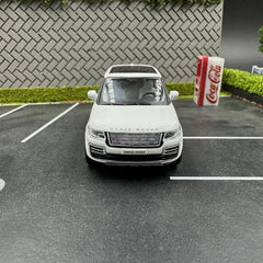 Range Rover Autobiography 50th Anniversary Edition White 1/64 Alloy Model Car