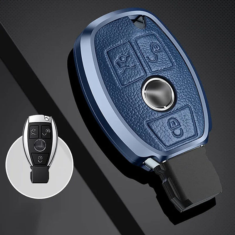 Mercedes Key Rack Mercedes Old Key Exclusive Aluminium Alloy Leather Keycase with Holder ...