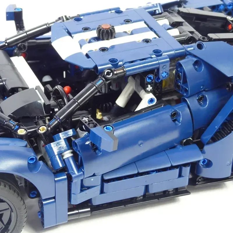 Ford GT Technique Version 1468Pcs, 1:12 Scale Building Blocks Car