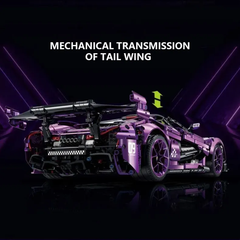 Mclaren P1 GTR Technique Version 3568 Pcs, 1:8 Scale Building Blocks Car