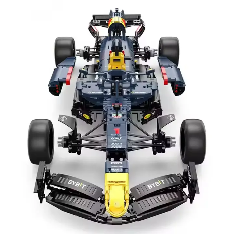 Oracle Red Bull Racing RB20 F1 Technique Version 1639Pcs, 1:8 Scale Building Blocks Car