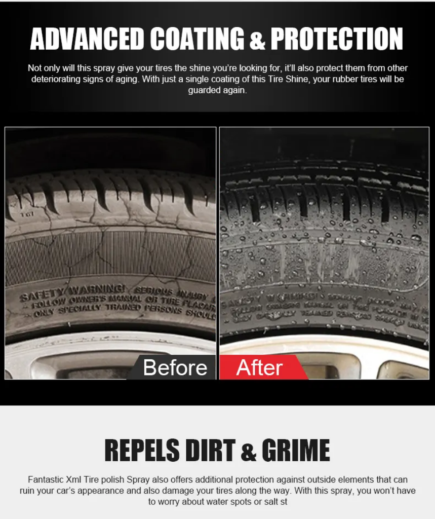 Extreme Black Tyre Shine Polish (Set of 2)