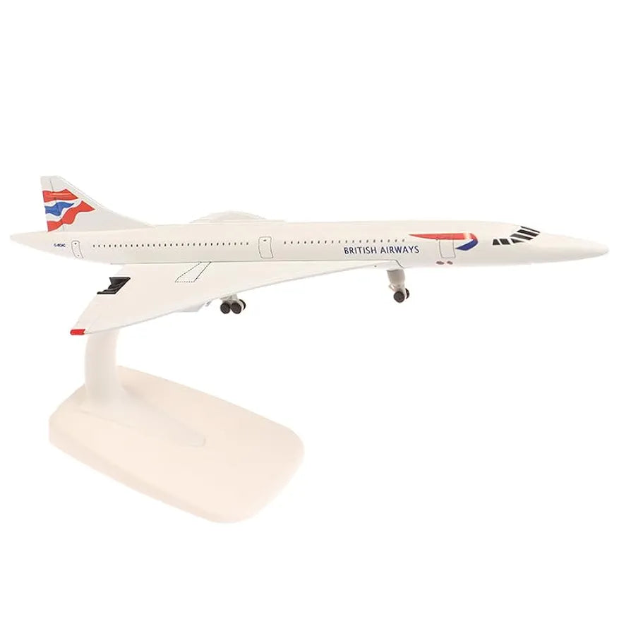 British Concorde Aeroplane Diecast Model 20 CM