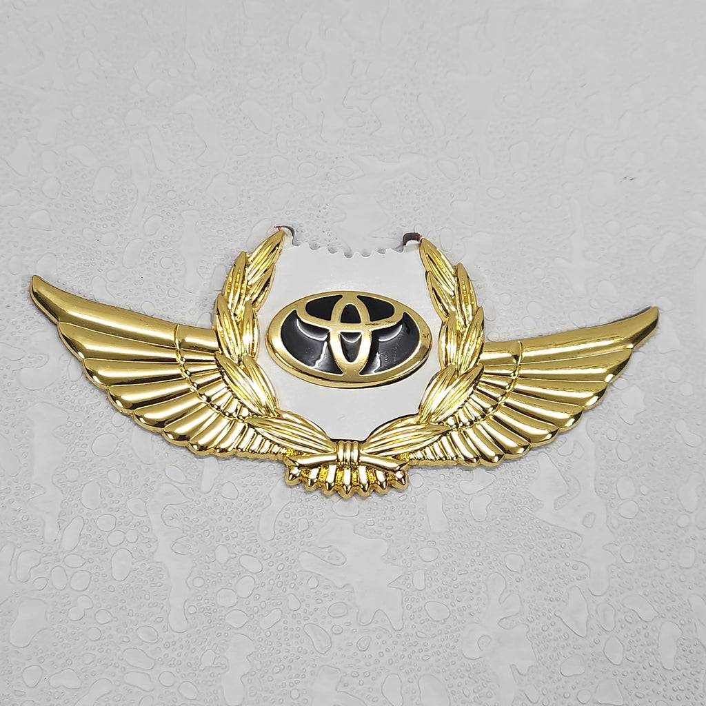 3D Owners Club v6.0 Car Metal Emblem Badge Sticker Decal (Gold)