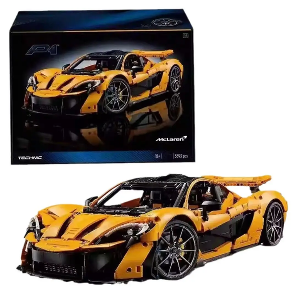 Mclaren P1 Technique Version 3893 Pcs, 1:8 Scale Building Blocks Car