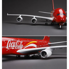 Coca Cola A380 Aeroplane Diecast Model 30 CM