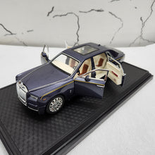 Load image into Gallery viewer, Rolls Royce Phantom Blue Metal Diecast Car 1:24 (20x8 cm)