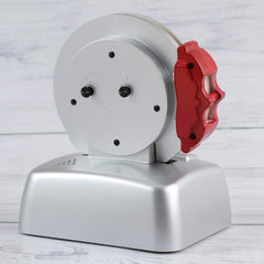 Non Ticking Disc Shape Metal Alarm Clock