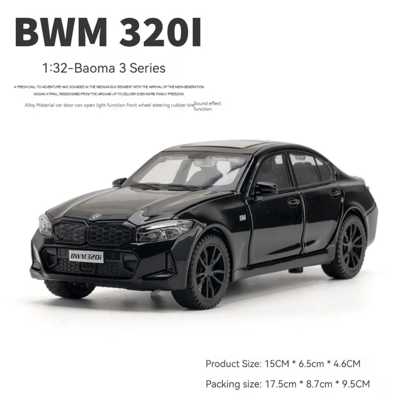 BMW 320i Metal Diecast Car (16x5 cm)