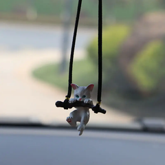 Cute Cat Resin Pendant Hanging