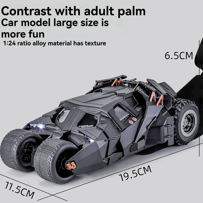Batmobile Tumbler Dark Knight Metal Diecast Car 1:24 (20x8 cm)