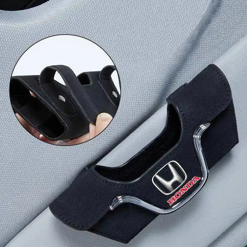 Sun Visor Glasses Holder with Logo