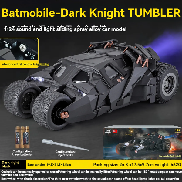 Batmobile Tumbler Dark Knight Metal Diecast Car 1:24 (20x8 cm)
