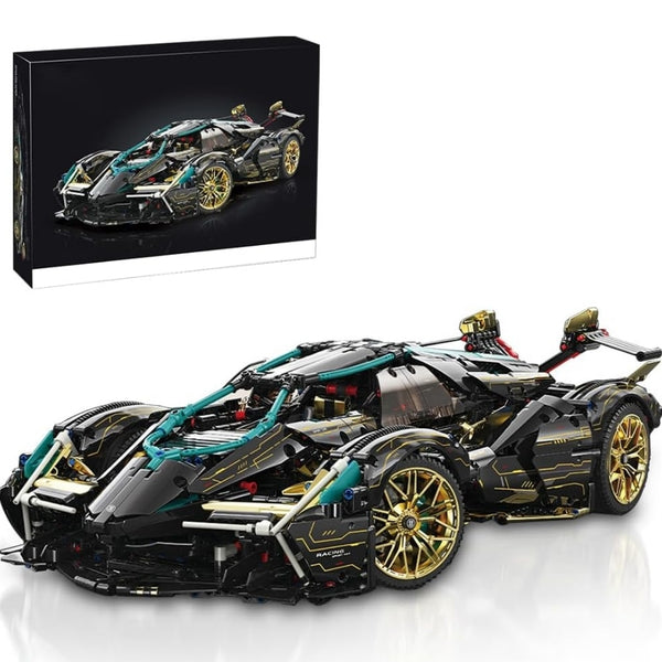 Lamborghini Concept V12 Version Building Blocks Car 922 Pcs, 1:14 Scale