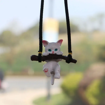 Cute Cat Resin Pendant Hanging
