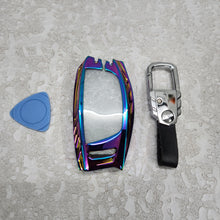 Load image into Gallery viewer, Hyundai Creta/Alcazar/i20/Aura 3,4 Button Key Armour Metal Alloy Keycase with Holder &amp; Rope Chain