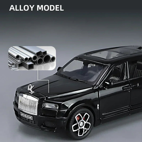 Rolls Royce Cullinan Black Badge Metal Diecast Car