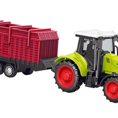 Tractor Trolley Red Model