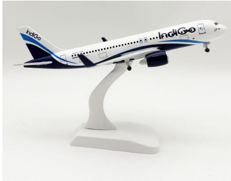 Indigo A320 Aeroplane Diecast Model 20 CM